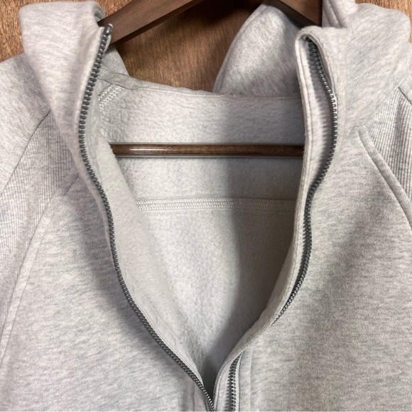 Lululemon Scuba Oversized Half-Zip Hoodie Heathered grey - Picture 12 of 12